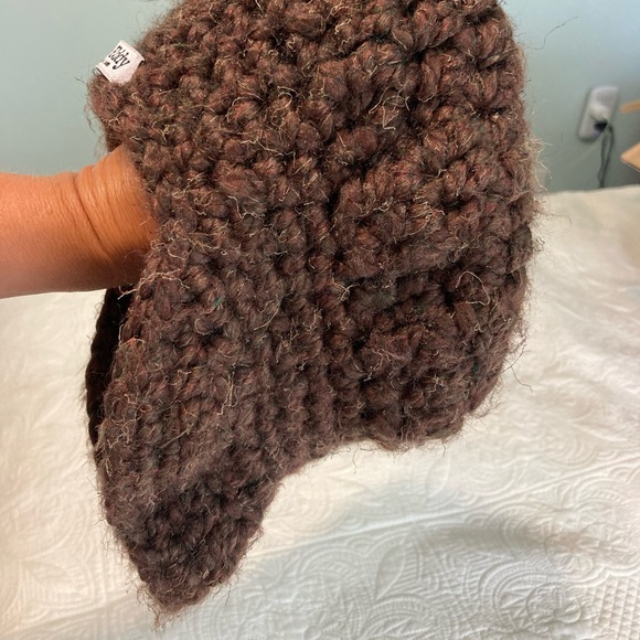 Gabs & Eddy brown flecked pageboy winter hat (23 inch circumference) - Picture 2 of 4